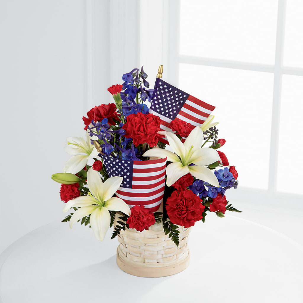 American Glory Bouquet – BUTTERFLIES & BOUQUETS, Peterstown WV