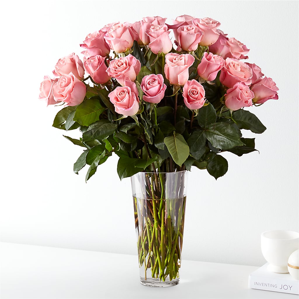 Long Stem Pink Rose Bouquet – BUTTERFLIES & BOUQUETS, Peterstown WV