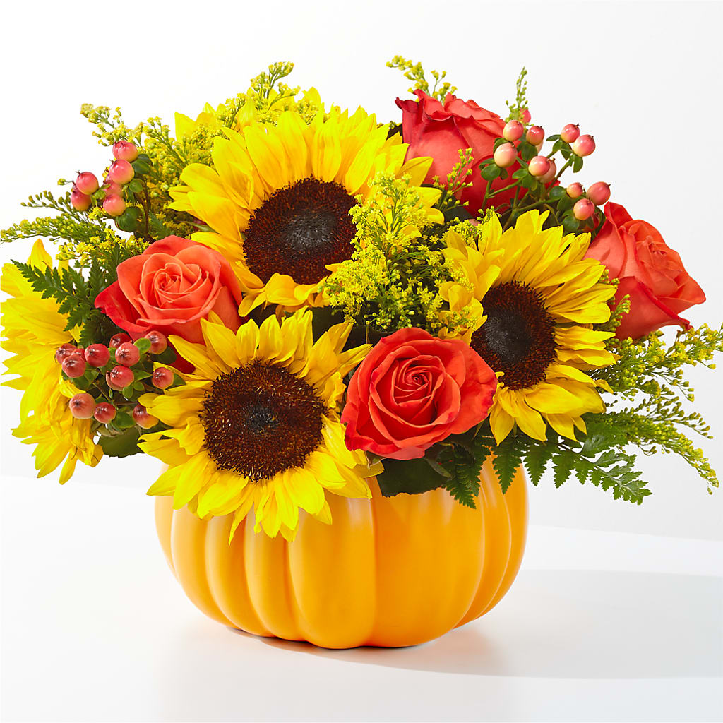 Pick of the Patch Pumpkin Bouquet – BUTTERFLIES & BOUQUETS, Peterstown WV