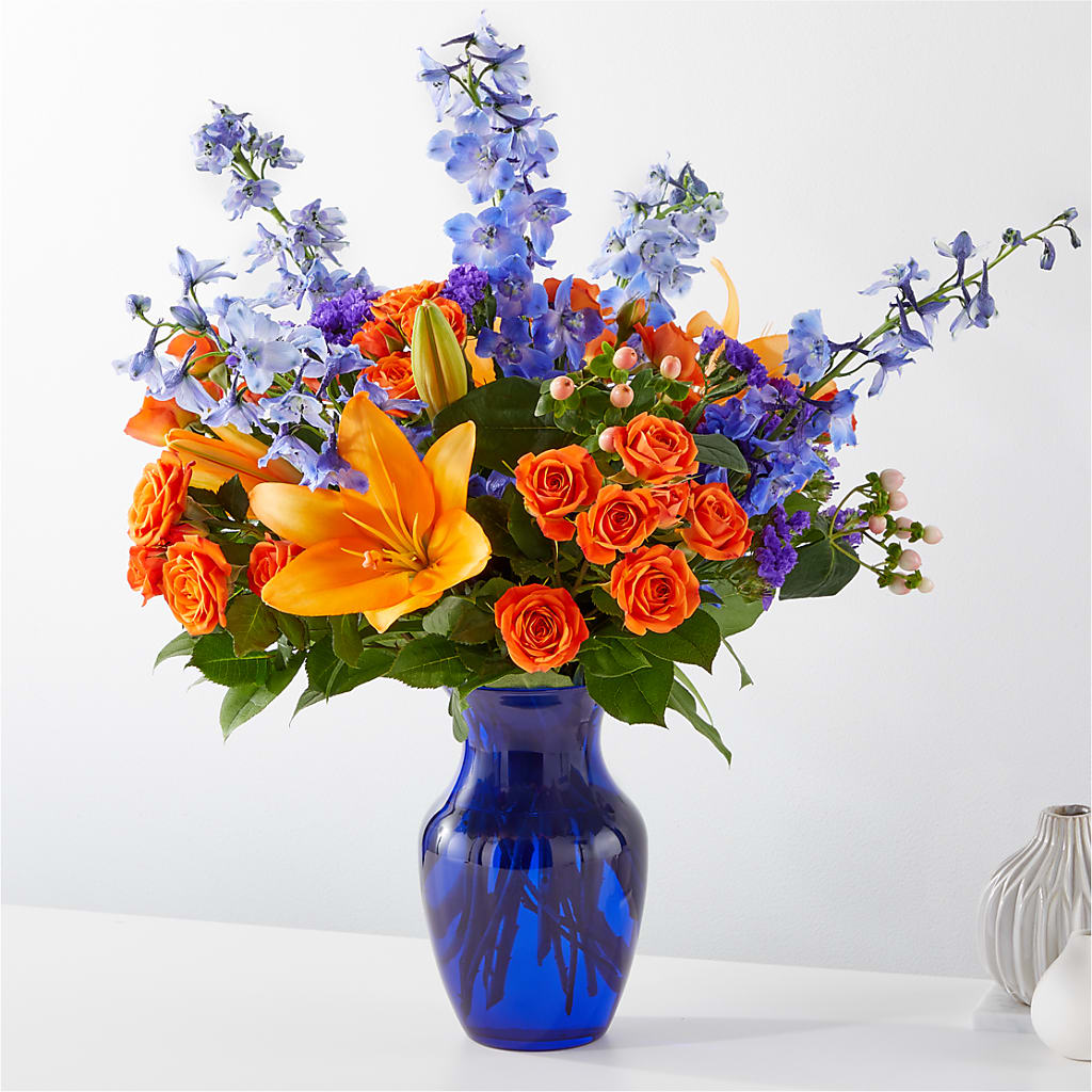 Radiant Citrus Bouquet – BUTTERFLIES & BOUQUETS, Peterstown WV