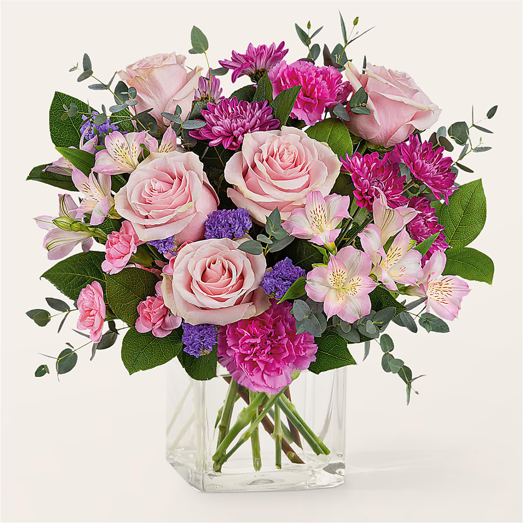 Rosy Radiance Bouquet – BUTTERFLIES & BOUQUETS, Peterstown WV