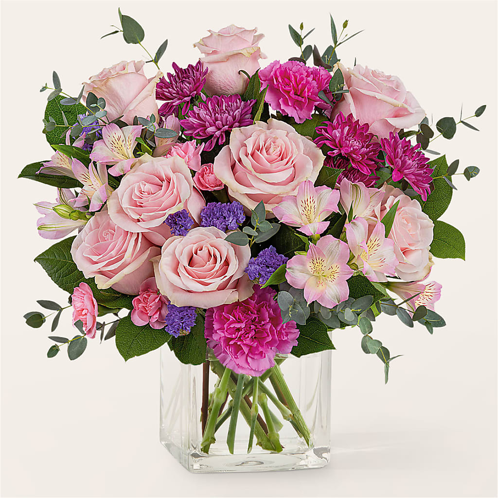Rosy Radiance Bouquet – BUTTERFLIES & BOUQUETS, Peterstown WV