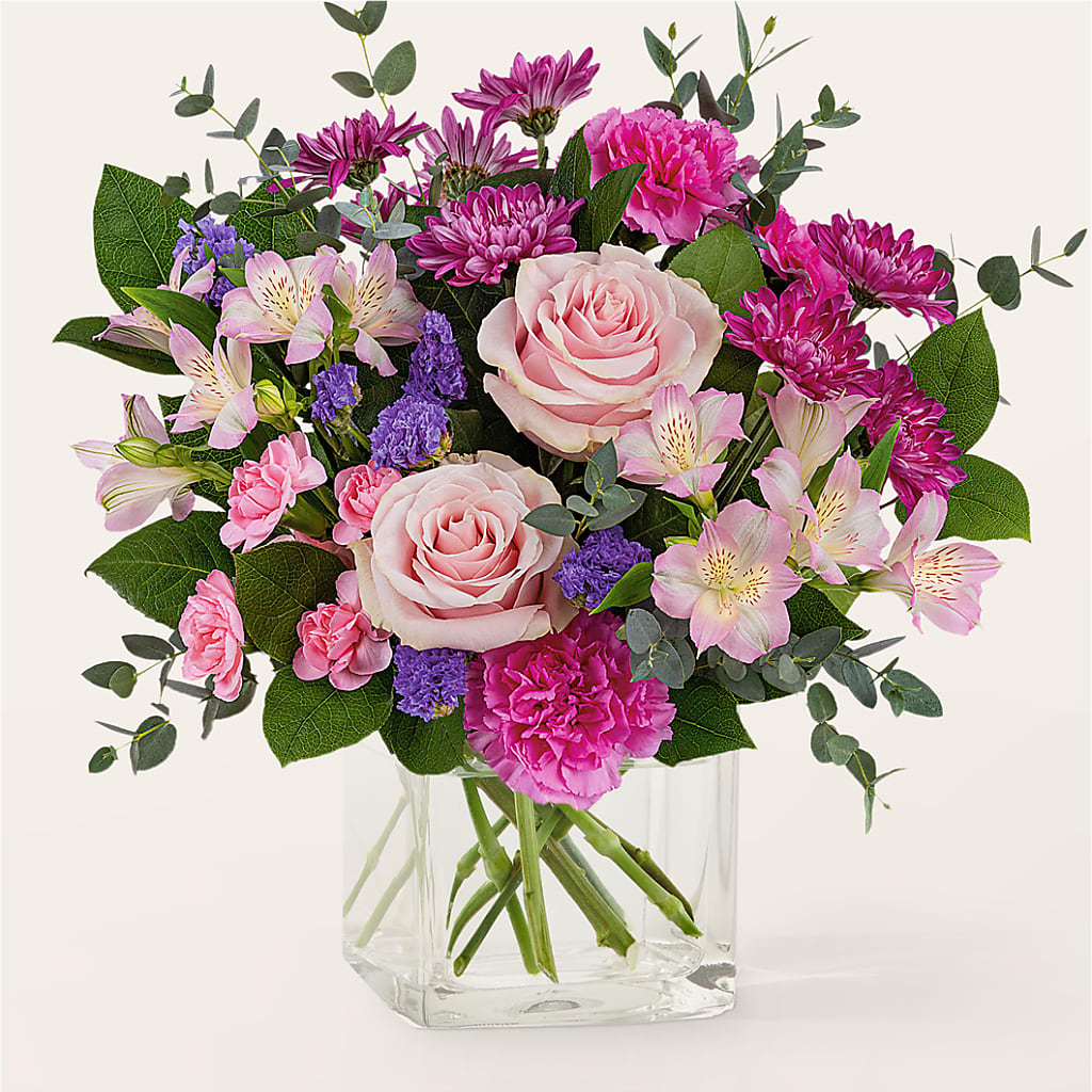 Rosy Radiance Bouquet – BUTTERFLIES & BOUQUETS, Peterstown WV