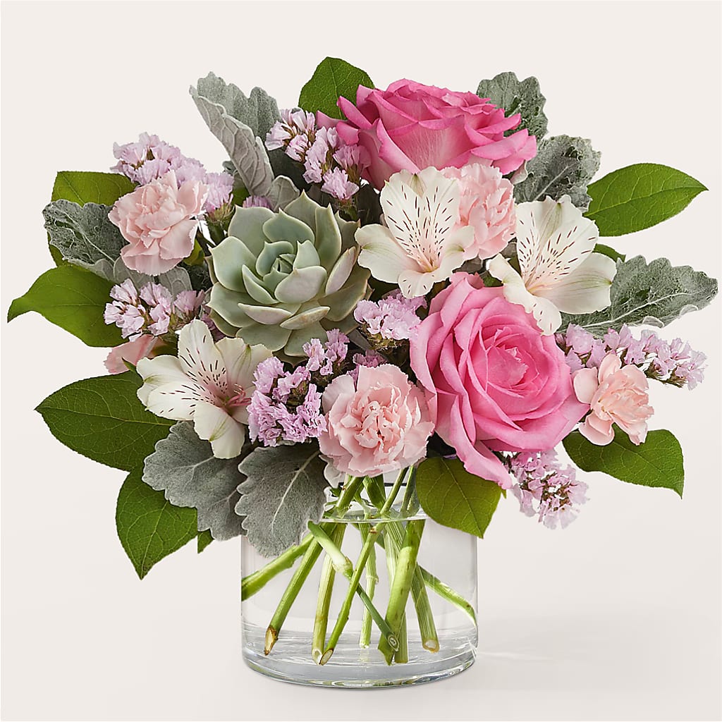 Dusty Rose Bouquet – BUTTERFLIES & BOUQUETS, Peterstown WV