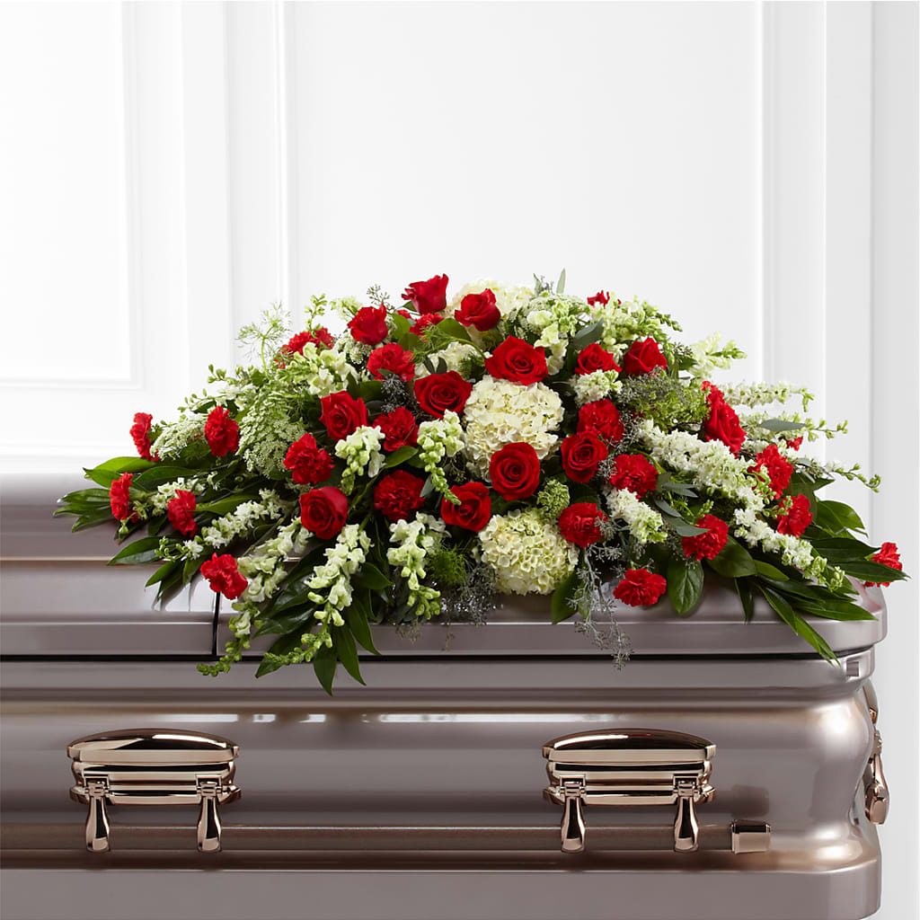 Sincerity Casket Spray – BUTTERFLIES & BOUQUETS, Peterstown WV