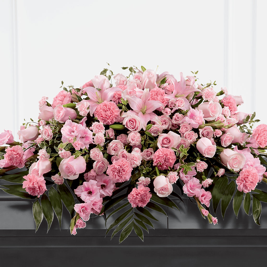 Garden of Comfort Casket Spray (Standard) – BUTTERFLIES & BOUQUETS, Peterstown WV
