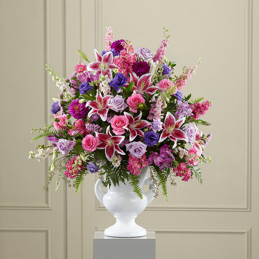 Peaceful Tribute Arrangement – BUTTERFLIES & BOUQUETS, Peterstown WV
