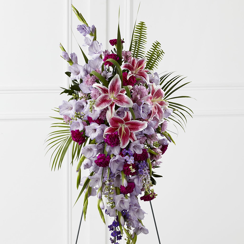 Tender Touch Standing Spray – BUTTERFLIES & BOUQUETS, Peterstown WV