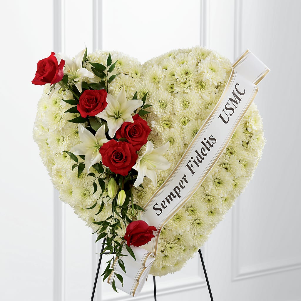 Heartfelt Hero Standing Heart – BUTTERFLIES & BOUQUETS, Peterstown WV