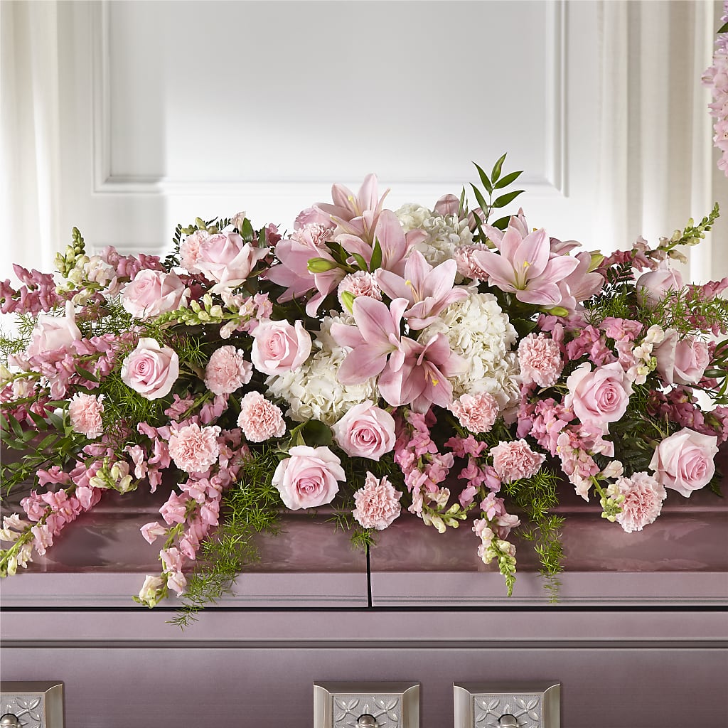 Life & Remembrance Casket Spray – BUTTERFLIES & BOUQUETS, Peterstown WV