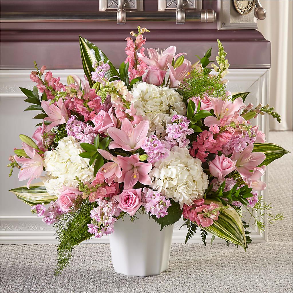 Simply Serene Floor Basket – BUTTERFLIES & BOUQUETS, Peterstown WV