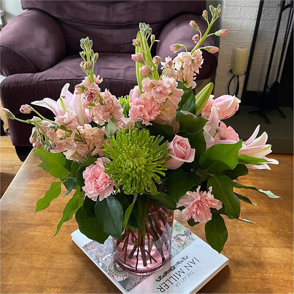 Pretty in Pink Bouquet – BUTTERFLIES & BOUQUETS, Peterstown WV
