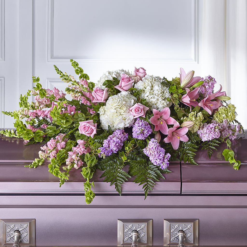 Life's Gratitude Casket Spray – BUTTERFLIES & BOUQUETS, Peterstown WV