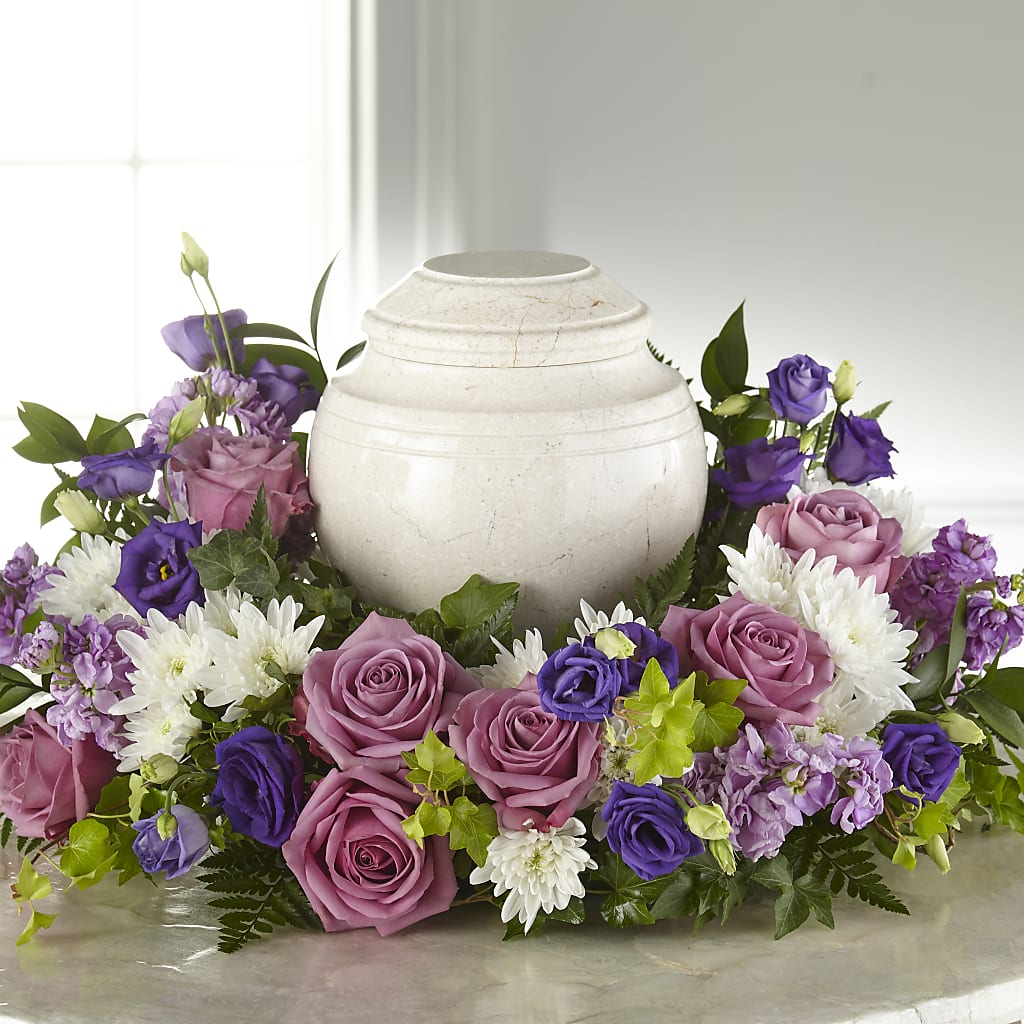 Blooming Sympathy Cremation Adornment – BUTTERFLIES & BOUQUETS, Peterstown WV