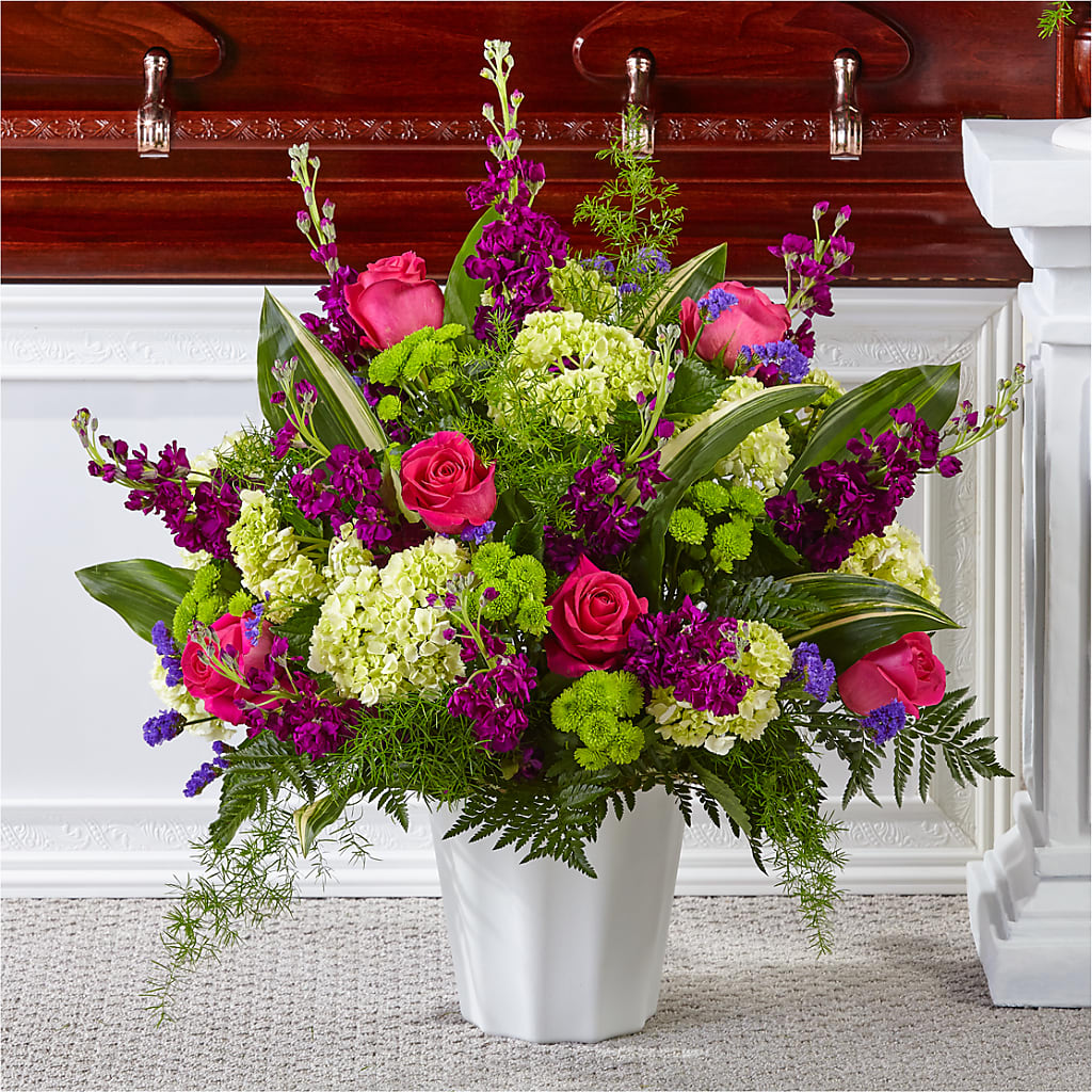 Beautiful Horizons Floor Basket – BUTTERFLIES & BOUQUETS, Peterstown WV