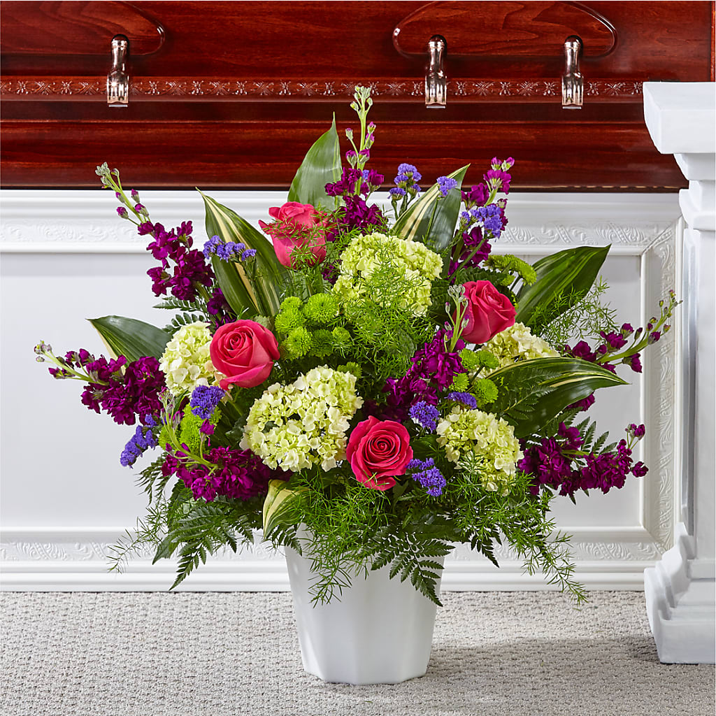 Beautiful Horizons Floor Basket – BUTTERFLIES & BOUQUETS, Peterstown WV