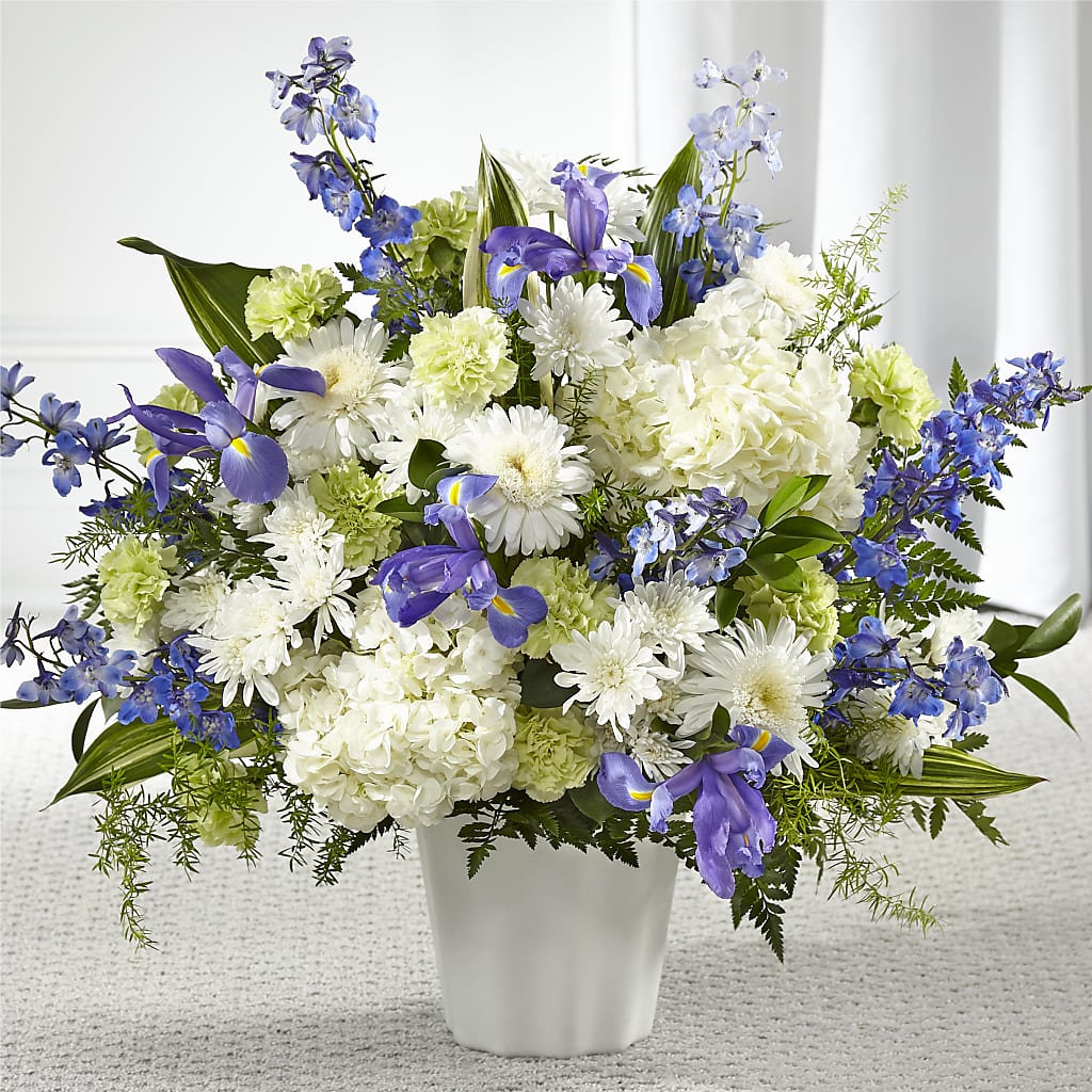 Soft Serenity Floor Basket – BUTTERFLIES & BOUQUETS, Peterstown WV