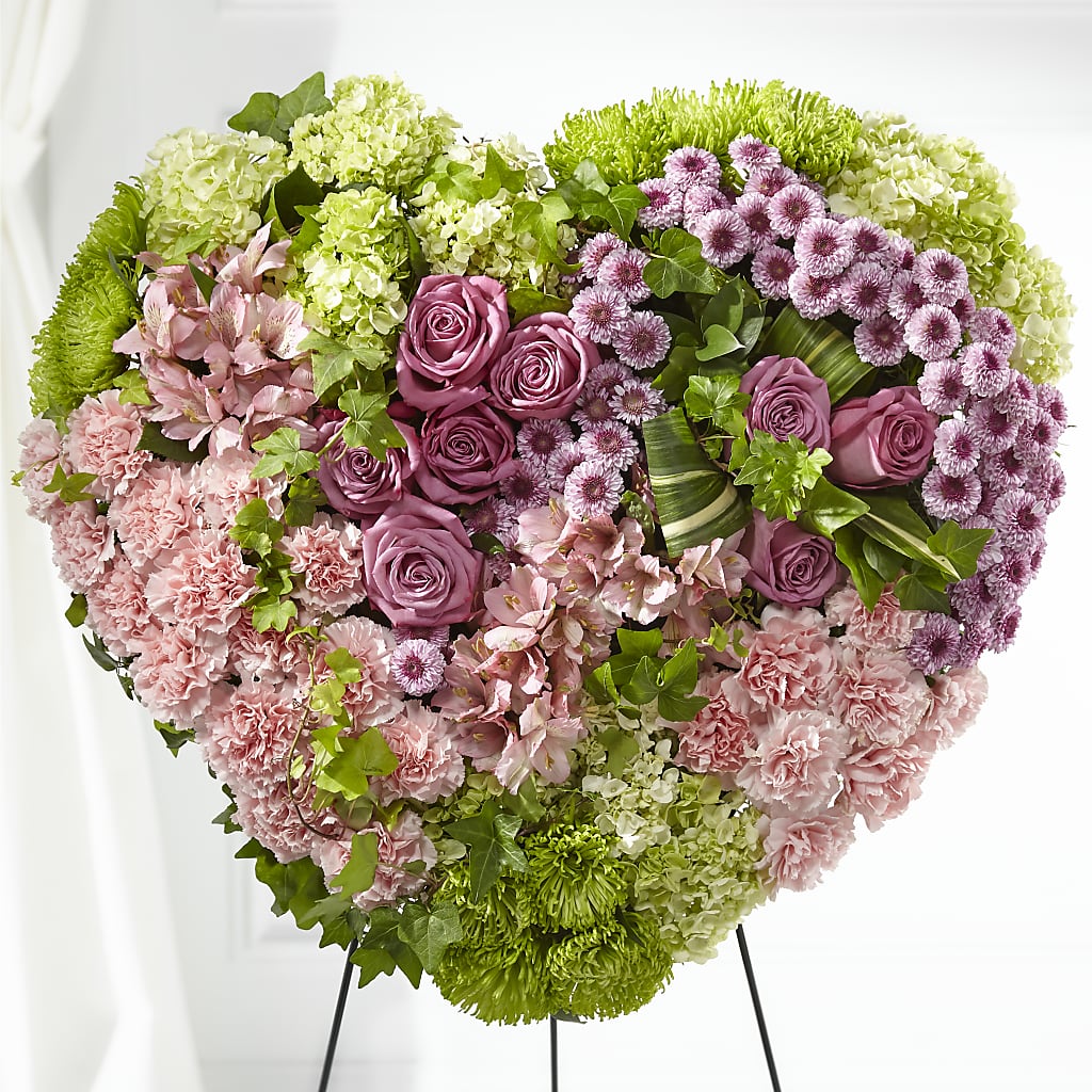 Heartwarming Standing Heart – BUTTERFLIES & BOUQUETS, Peterstown WV