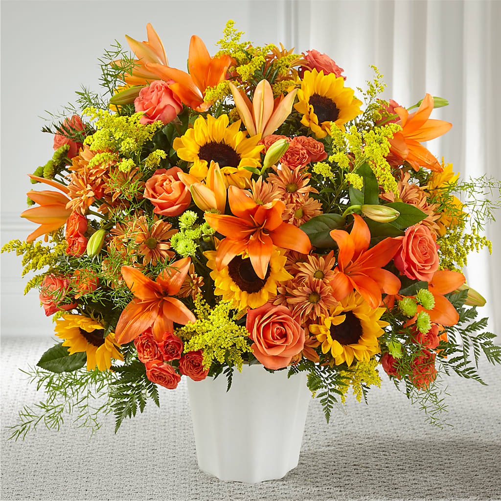 Harvest Thoughts Floor Basket – BUTTERFLIES & BOUQUETS, Peterstown WV