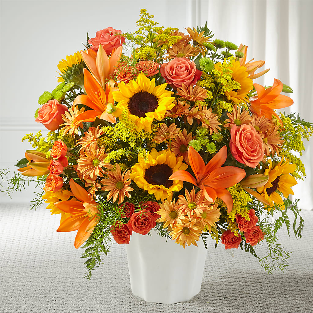 Harvest Thoughts Floor Basket – BUTTERFLIES & BOUQUETS, Peterstown WV