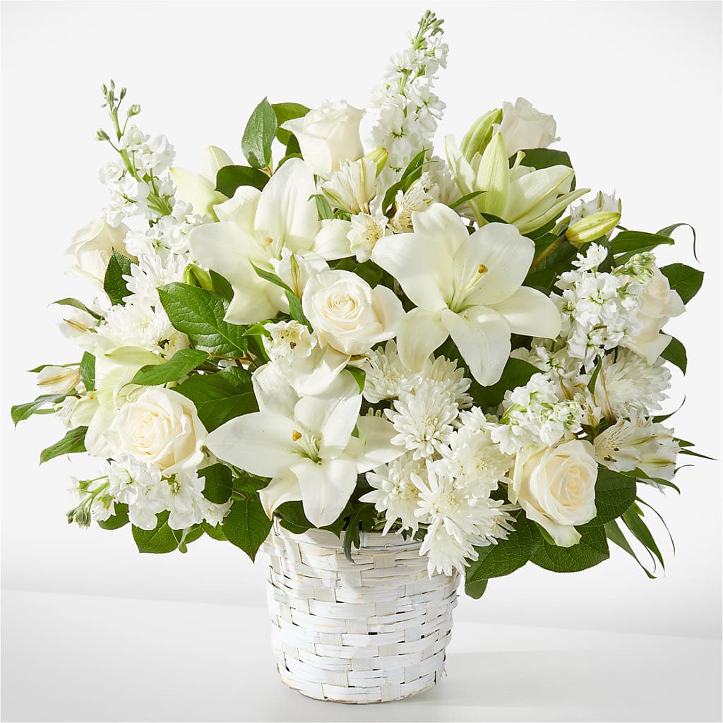 Peaceful Reflections Arrangement – BUTTERFLIES & BOUQUETS, Peterstown WV