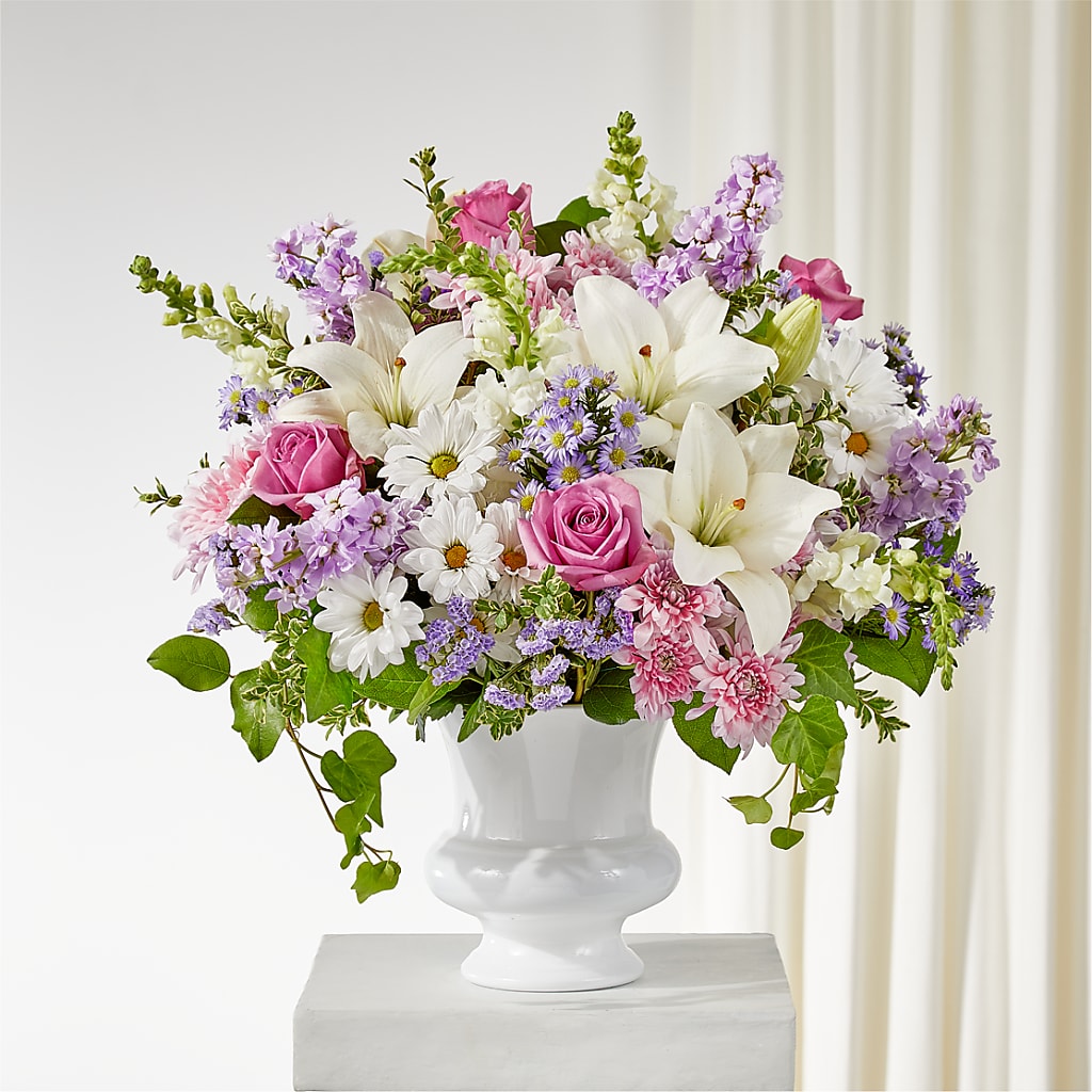 Remarkable Life Urn Arrangement – BUTTERFLIES & BOUQUETS, Peterstown WV