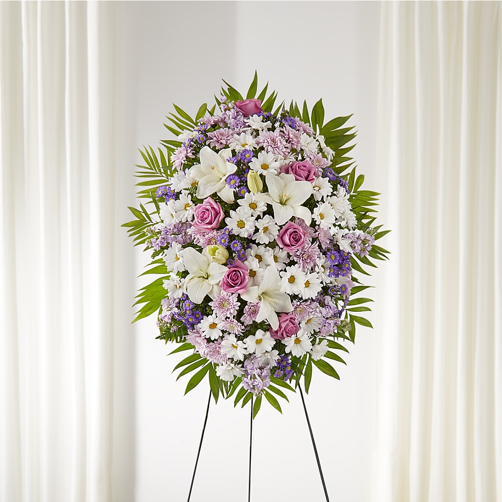 Surrounded by Love Standing Spray – BUTTERFLIES & BOUQUETS, Peterstown WV