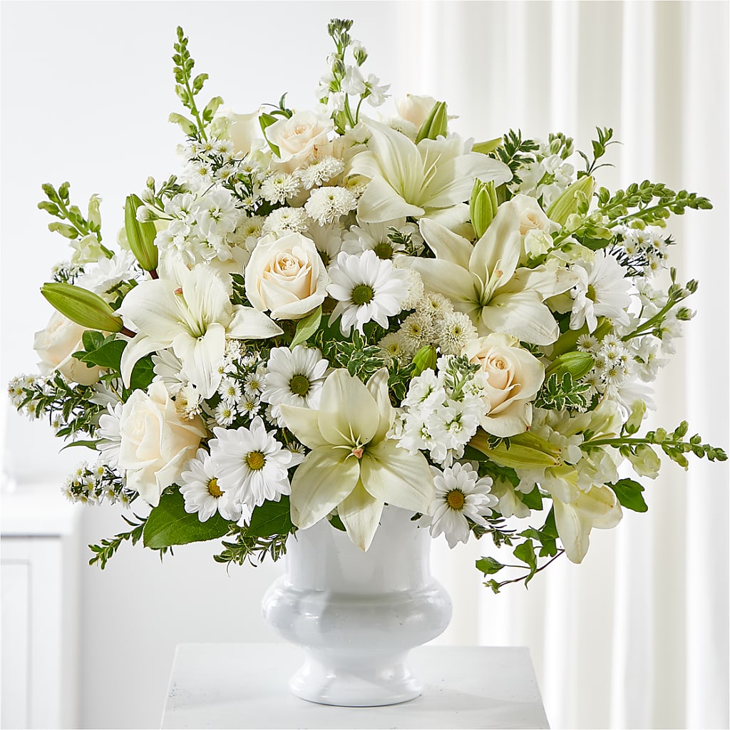 Uplifting Urn Arrangement – BUTTERFLIES & BOUQUETS, Peterstown WV