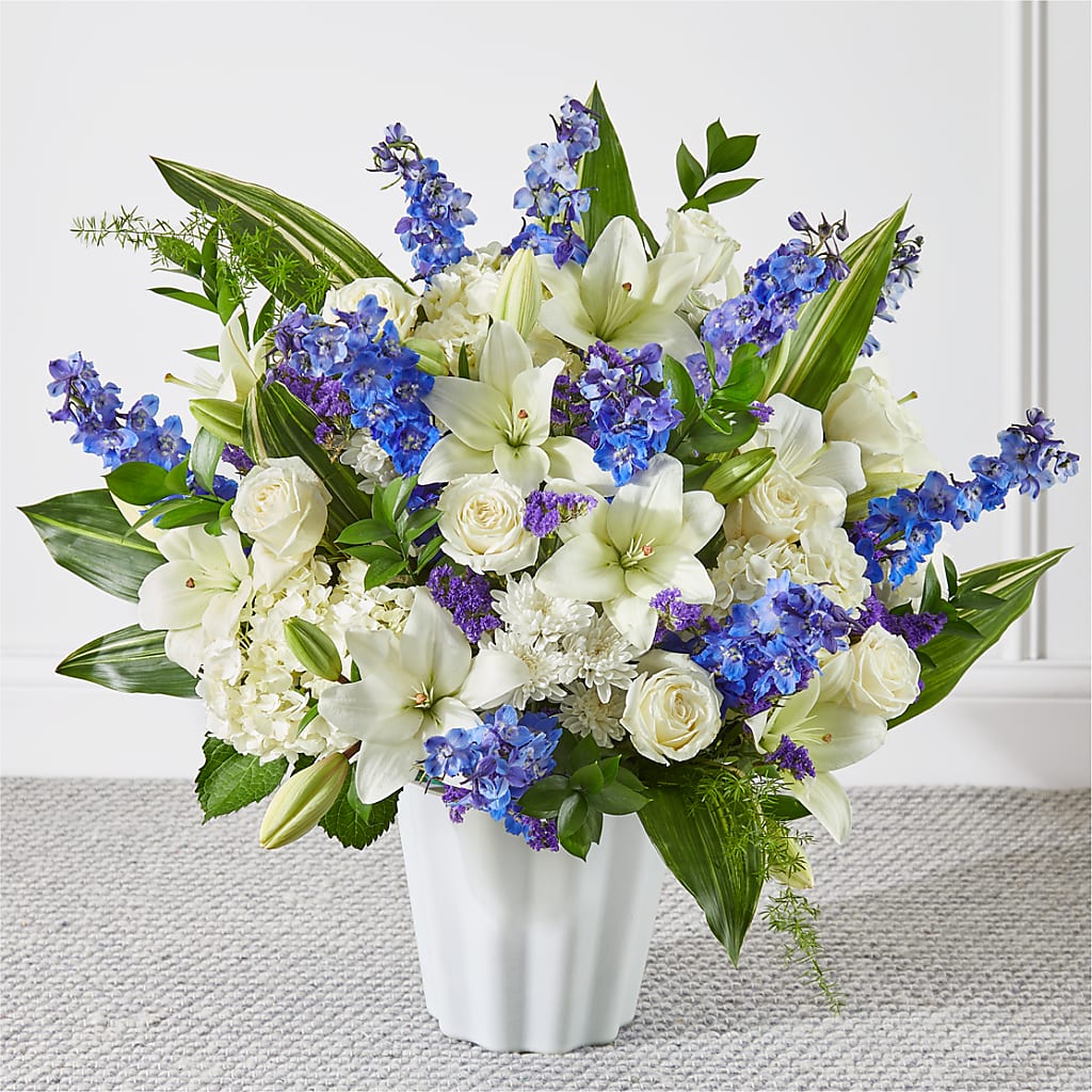 Take Comfort Floor Basket – BUTTERFLIES & BOUQUETS, Peterstown WV