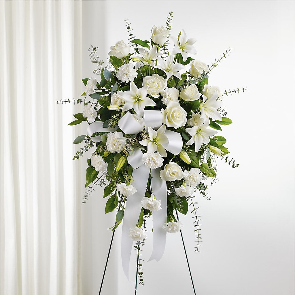 With Care Standing Spray – BUTTERFLIES & BOUQUETS, Peterstown WV