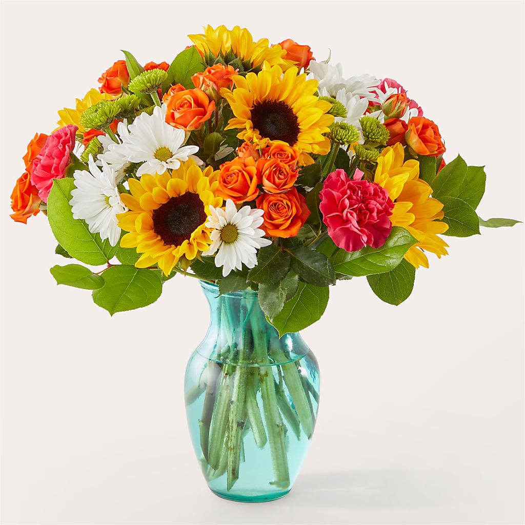 Sun-drenched Blooms Bouquet – BUTTERFLIES & BOUQUETS, Peterstown WV