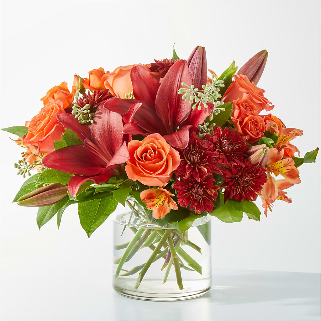 Crimson Leaves Bouquet – BUTTERFLIES & BOUQUETS, Peterstown WV