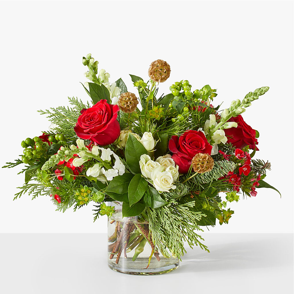 Deck the Halls Bouquet – BUTTERFLIES & BOUQUETS, Peterstown WV