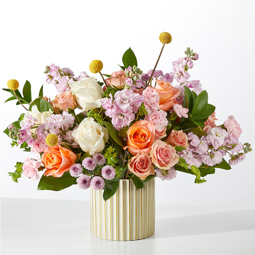 French Market Bouquet with Ivory Vase – BUTTERFLIES & BOUQUETS, Peterstown WV