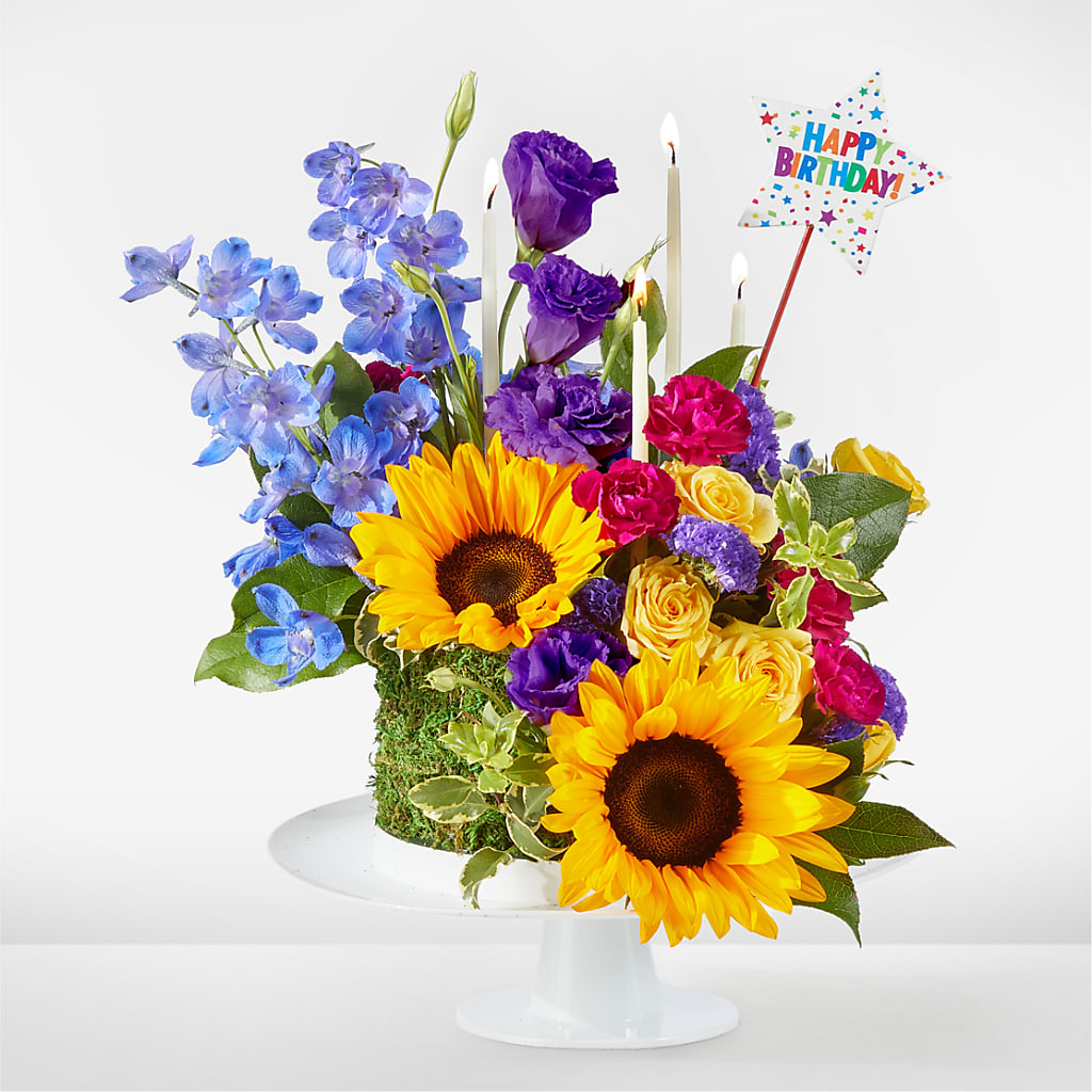 Star of the Day Floral Cake – BUTTERFLIES & BOUQUETS, Peterstown WV