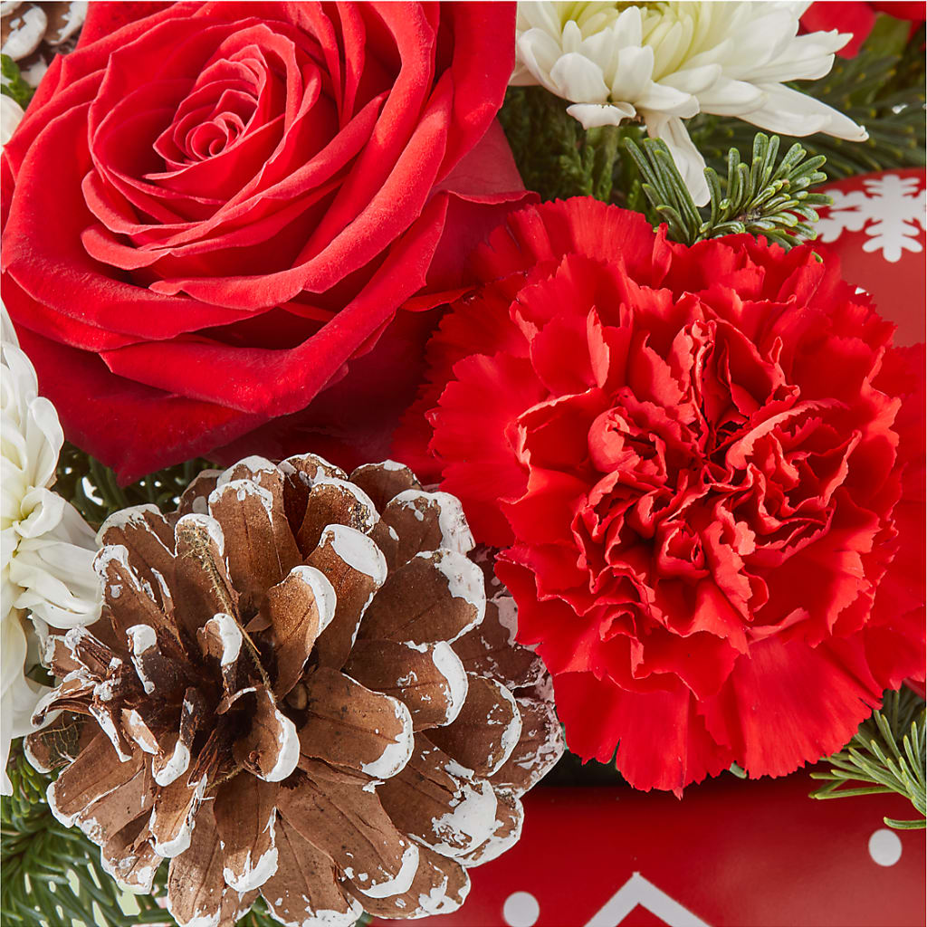 Christmas Village Ornament – BUTTERFLIES & BOUQUETS, Peterstown WV