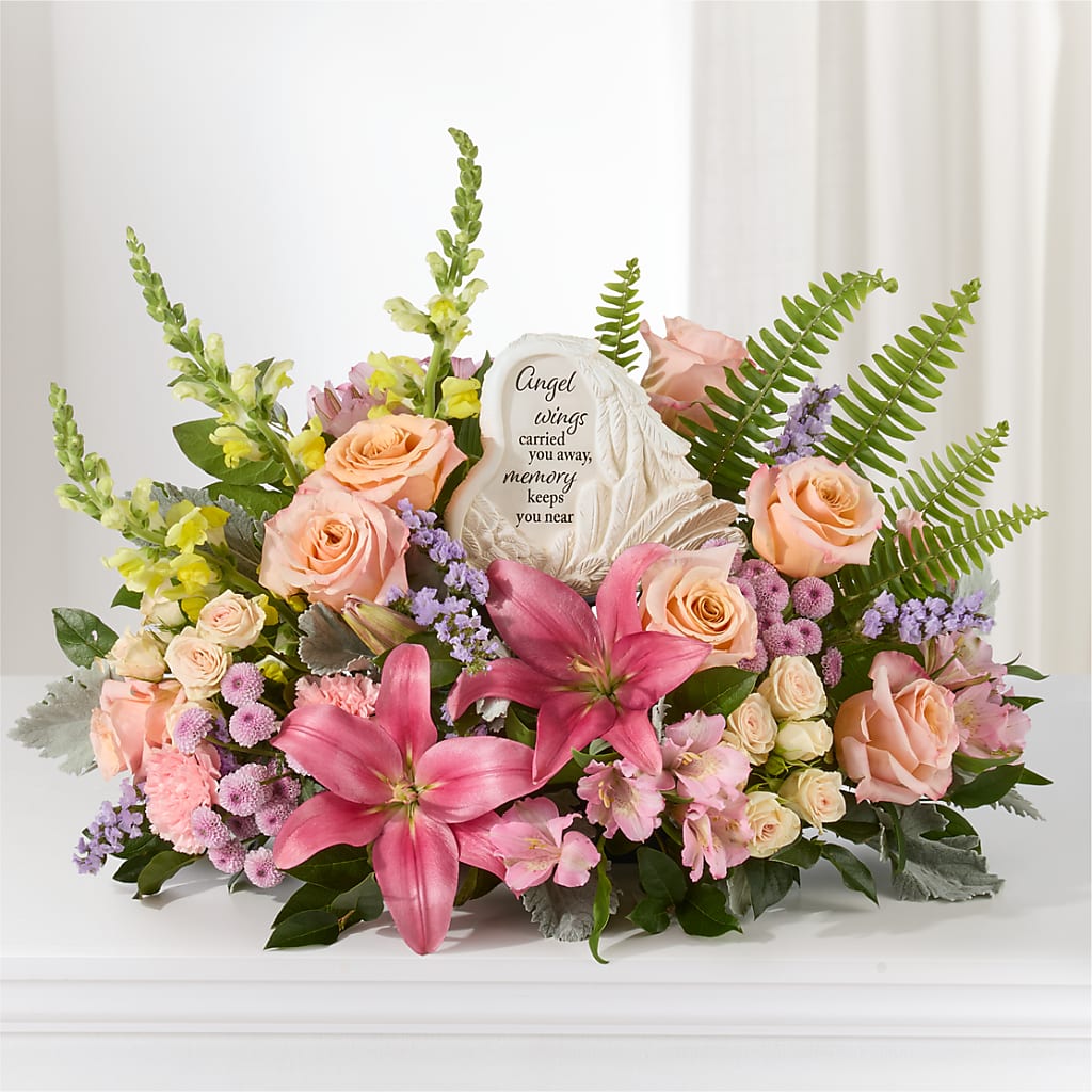 Gentle Light Arrangement – BUTTERFLIES & BOUQUETS, Peterstown WV
