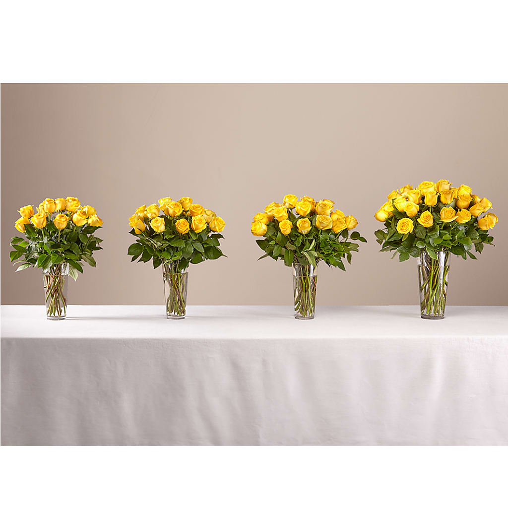Long Stem Yellow Rose Bouquet – BUTTERFLIES & BOUQUETS, Peterstown WV