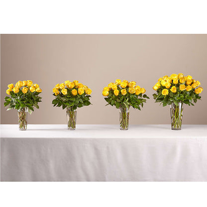 Long Stem Yellow Rose Bouquet – BUTTERFLIES & BOUQUETS, Peterstown WV