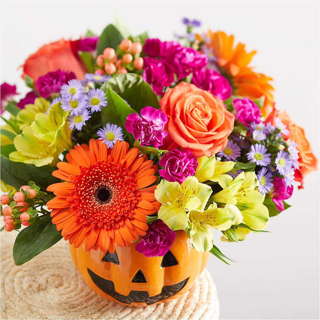 Tricks & Treats Pumpkin – BUTTERFLIES & BOUQUETS, Peterstown WV