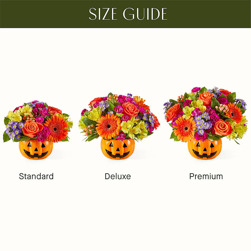 Tricks & Treats Pumpkin – BUTTERFLIES & BOUQUETS, Peterstown WV