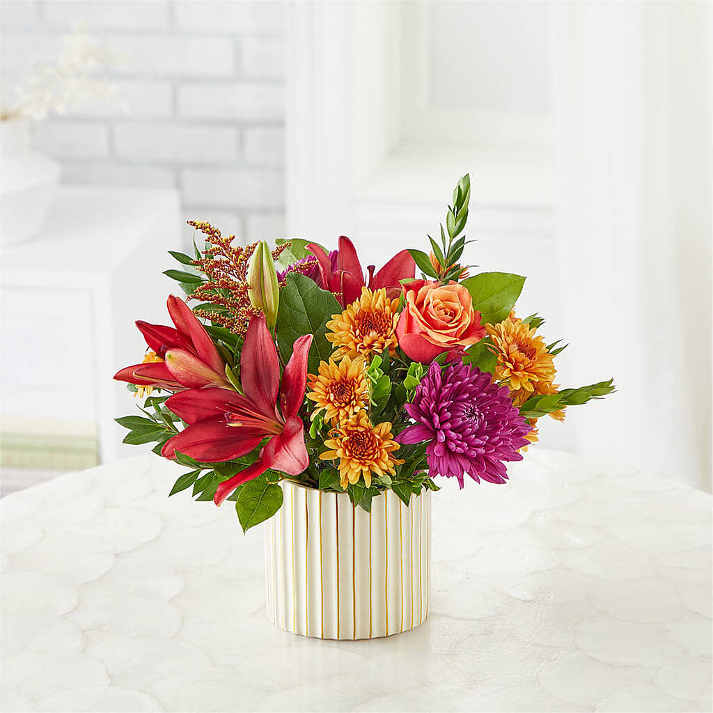 Burgundy Landscape Bouquet – BUTTERFLIES & BOUQUETS, Peterstown WV
