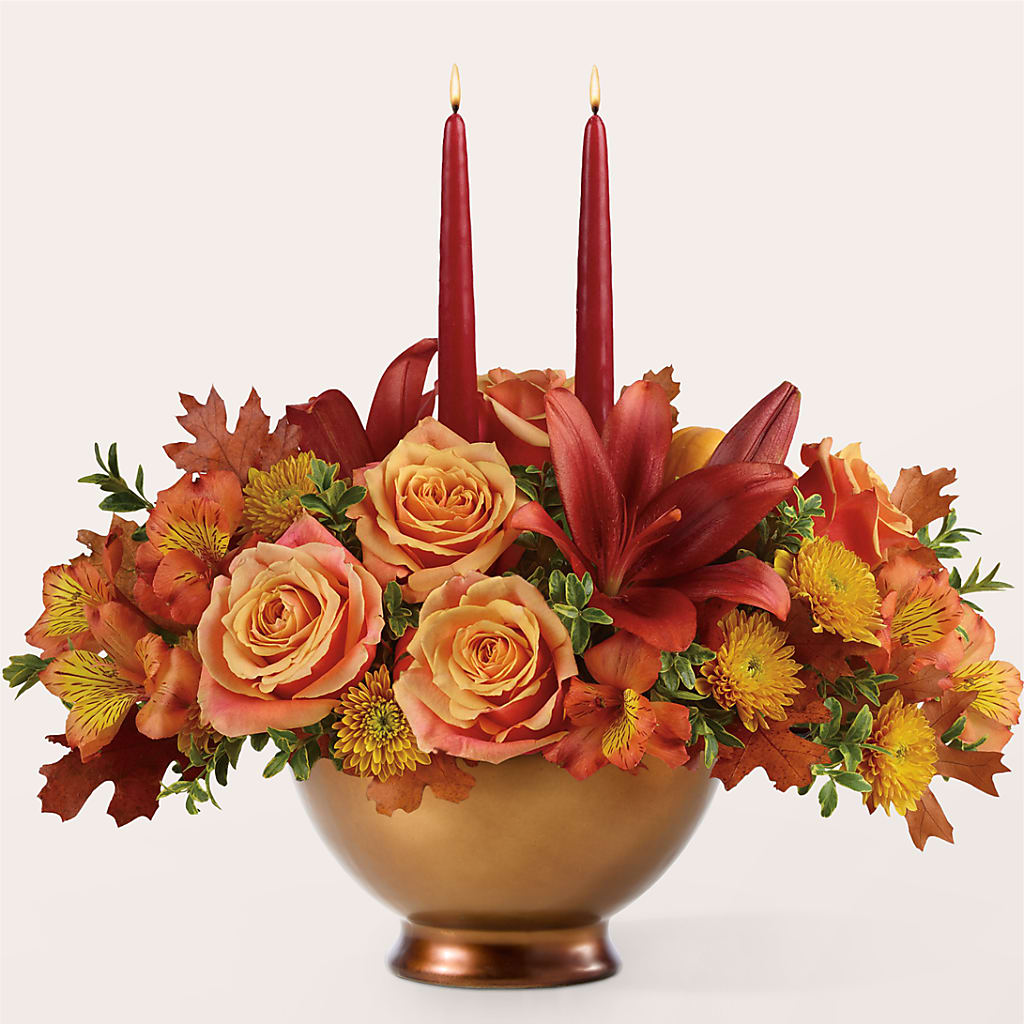 Harvest Table Centerpiece – BUTTERFLIES & BOUQUETS, Peterstown WV
