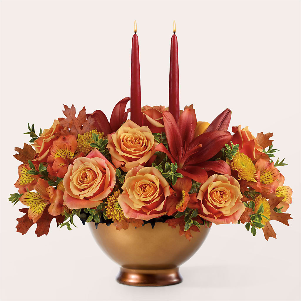 Harvest Table Centerpiece – BUTTERFLIES & BOUQUETS, Peterstown WV