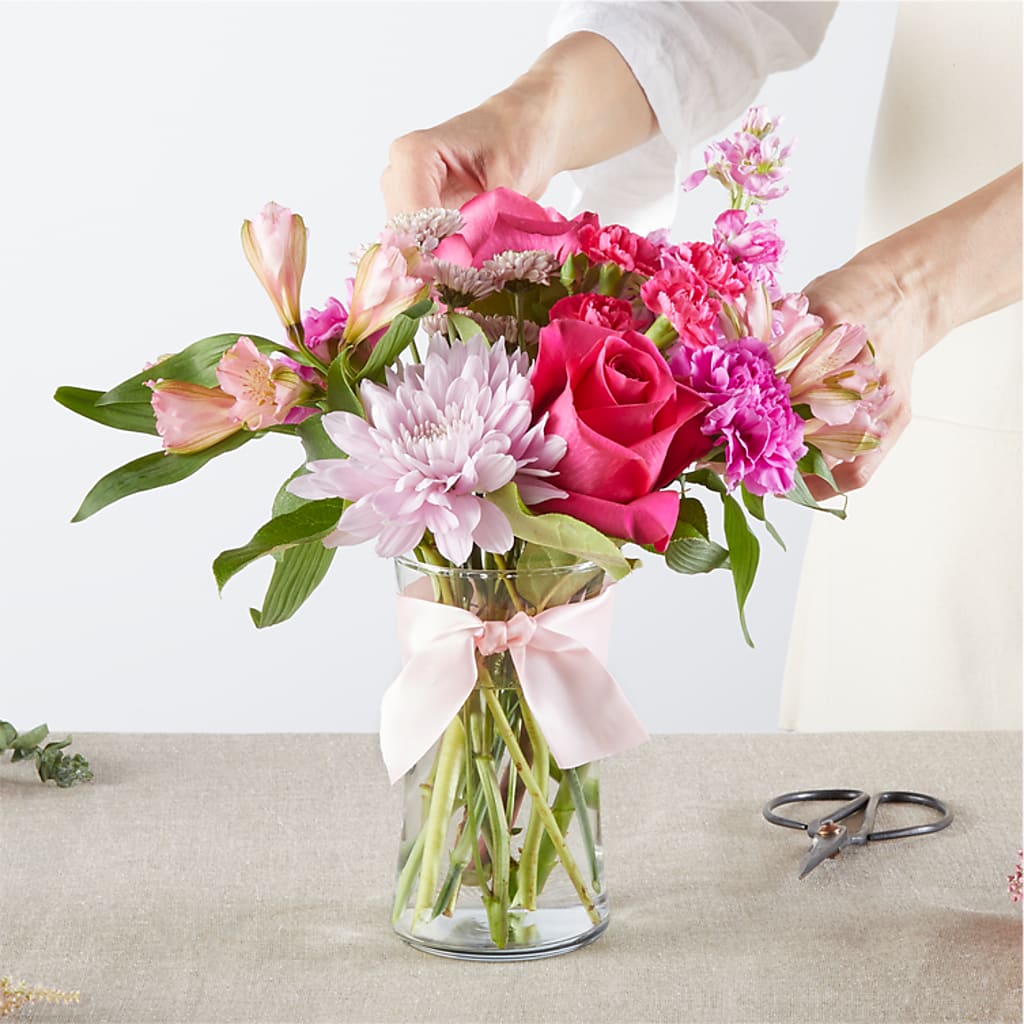 Pink Ribbon - A Florist Original – BUTTERFLIES & BOUQUETS, Peterstown WV