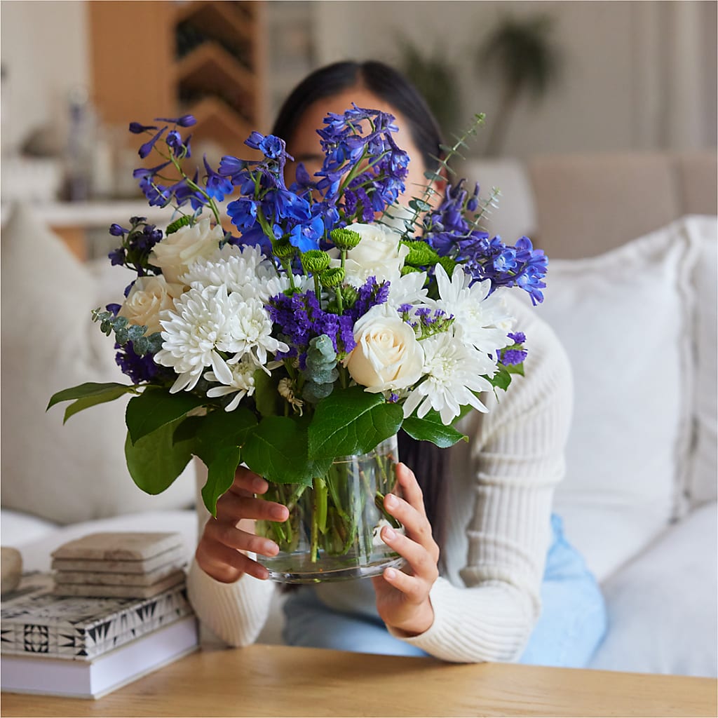 Cerulean Waves Bouquet – BUTTERFLIES & BOUQUETS, Peterstown WV