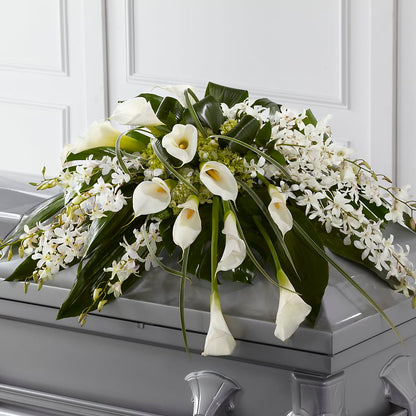 Angel Wings Casket Spray – BUTTERFLIES & BOUQUETS, Peterstown WV