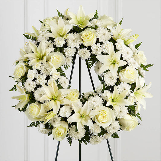 Treasured Tribute Wreath – BUTTERFLIES & BOUQUETS, Peterstown WV