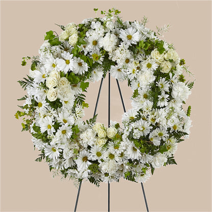 Faithful Wishes Wreath – BUTTERFLIES & BOUQUETS, Peterstown WV