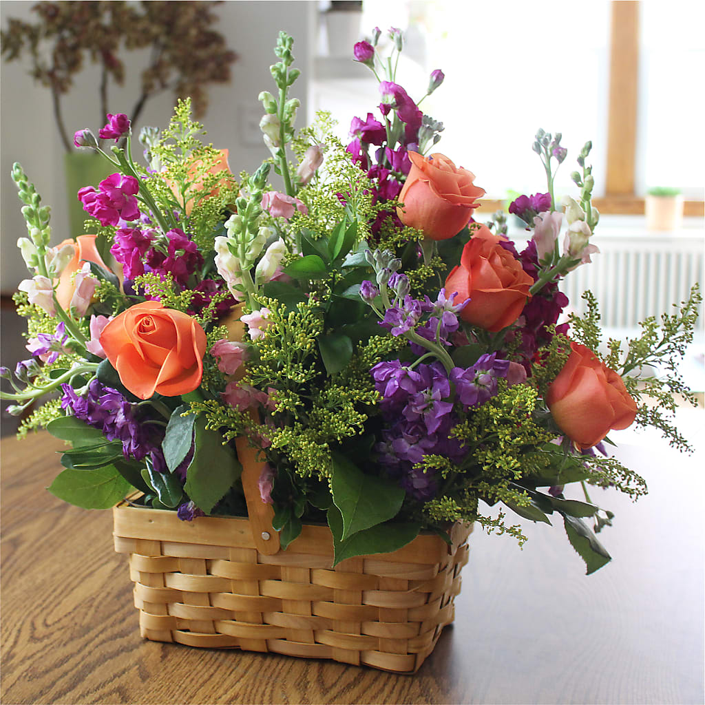 Garden of Life Basket – BUTTERFLIES & BOUQUETS, Peterstown WV